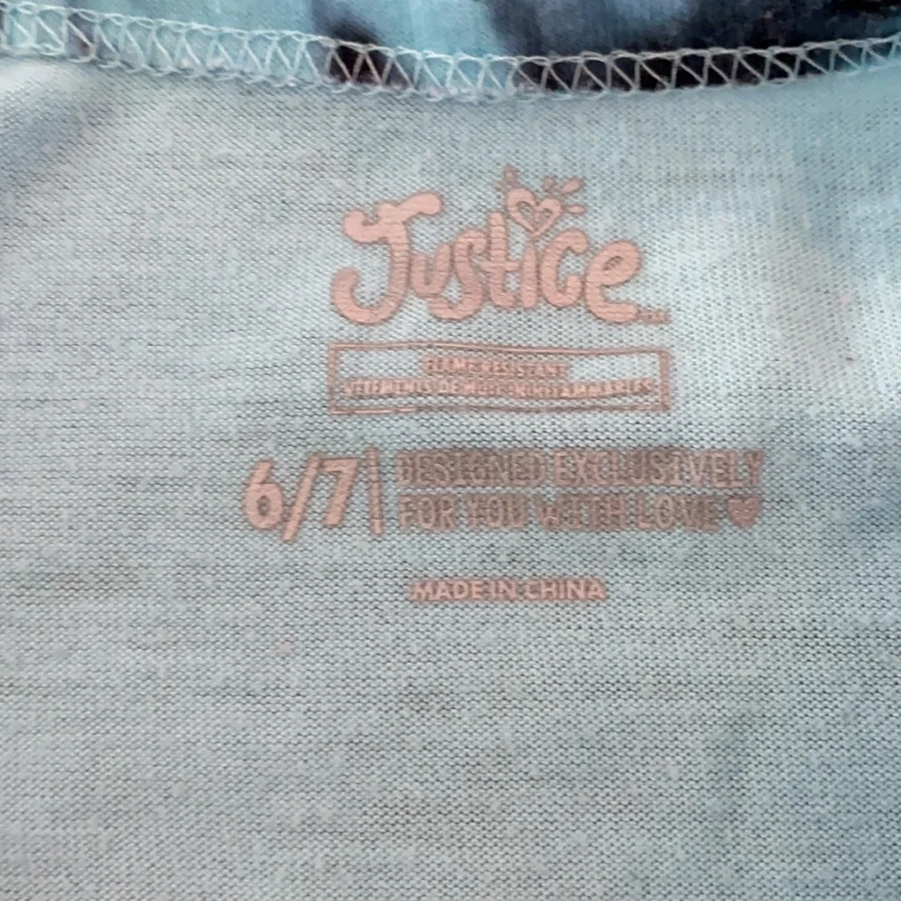 Justice Bee Unique Long Sleeve Tie Dye Nightgown